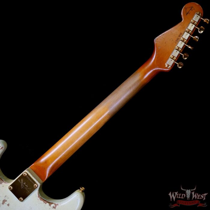 Fender Custom Shop Dale Wilson Masterbuilt 1962 Stratocaster Hand-Wound Pickups Brazilian Rosewood Fingerboard Relic Sonic Blue 7.25 LBS (US Only / No International Shipping) - Image 5