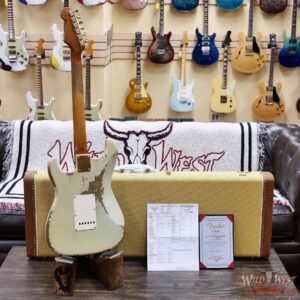 Fender Custom Shop Dale Wilson Masterbuilt 1962 Stratocaster Hand-Wound Pickups Brazilian Rosewood Fingerboard Relic Sonic Blue 7.25 LBS (US Only / No International Shipping) - Image 12