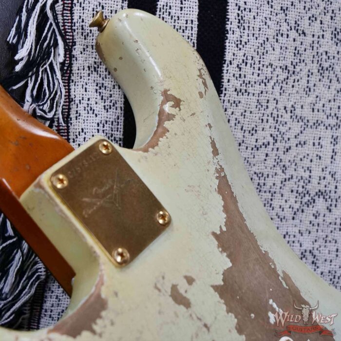 Fender Custom Shop Dale Wilson Masterbuilt 1962 Stratocaster Hand-Wound Pickups Brazilian Rosewood Fingerboard Relic Sonic Blue 7.25 LBS (US Only / No International Shipping) - Image 13