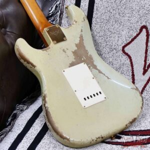 Fender Custom Shop Dale Wilson Masterbuilt 1962 Stratocaster Hand-Wound Pickups Brazilian Rosewood Fingerboard Relic Sonic Blue 7.25 LBS (US Only / No International Shipping) - Image 14
