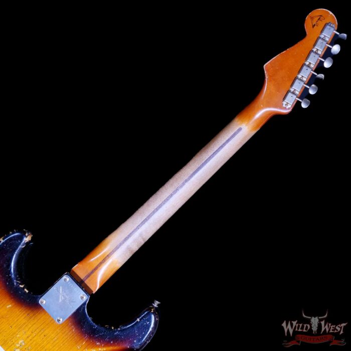 Fender Custom Shop Dale Wilson Masterbuilt 1955 Stratocaster Hand-Wound Pickups Relic 2 Tone Sunburst 6.70 LBS - Image 5