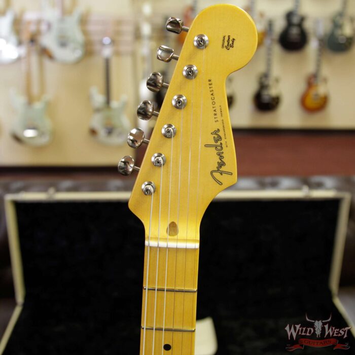 2018 Fender USA Eric Johnson Signature Stratocaster Thinline Semi-Hollow Body Maple Neck 2 Tone Sunburst - Image 6