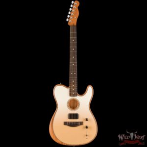 Fender FINNEAS Signature Acoustasonic Player Telecaster Rosewood Fingerboard Cappuccino Fade 5.00 LBS with Deluxe Gig Bag - Image 2
