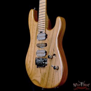 Charvel Custom Shop Guthrie Govan USA Signature HSH Caramelized Ash Body Caramelized Flame Maple Fingerboard Natural 7.30 LBS - Image 2