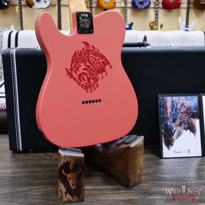 Fender Monster Hunter Rathalos Telecaster #481 Rosewood Fingerboard Rathalos Red 7.90 lbs - Image 11