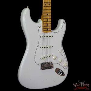 Fender Custom Shop Jimi Hendrix Signature Voodoo Child Stratocaster Journeyman Relic Olympic White - Image 4