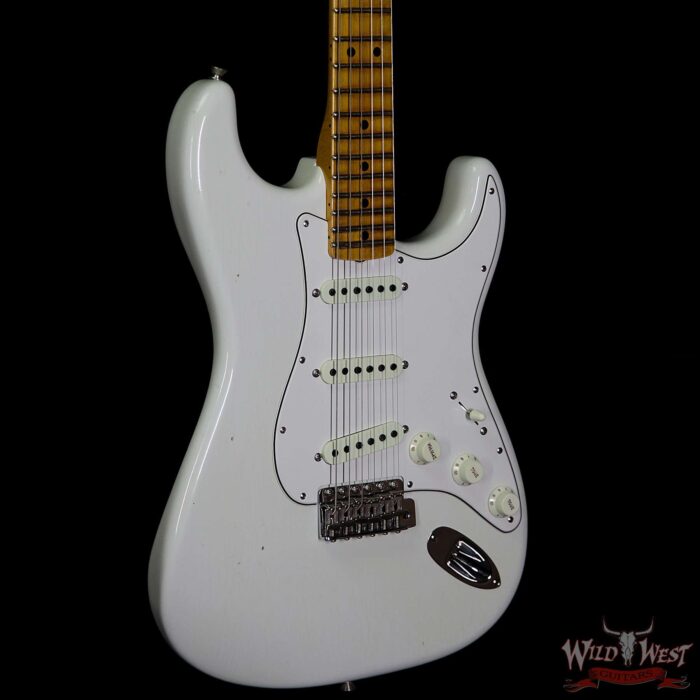 Fender Custom Shop Jimi Hendrix Voodoo Child Signature Stratocaster Journeyman Relic Olympic White - Image 5