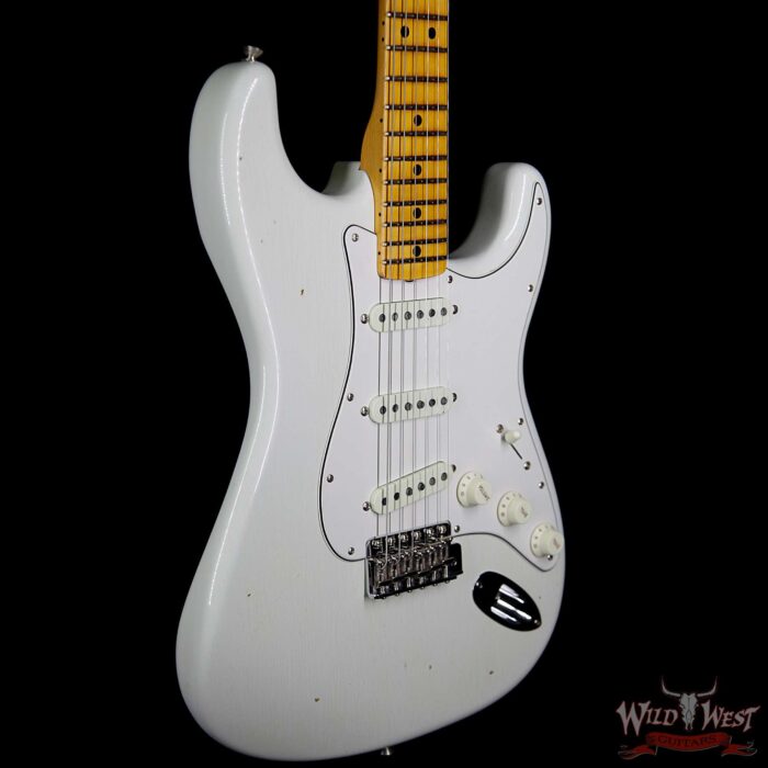 Fender Custom Shop Jimi Hendrix Voodoo Child Signature Stratocaster Journeyman Relic Olympic White VC0131 - Image 5