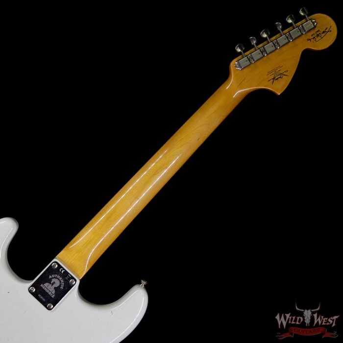 Fender Custom Shop Jimi Hendrix Voodoo Child Signature Stratocaster Journeyman Relic Olympic White VC0131 - Image 13