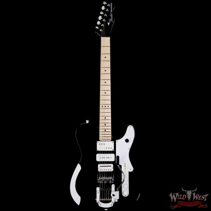 Fender Jack White Triplecaster Maple Fingerboard Black 8.25 LBS - Image 3