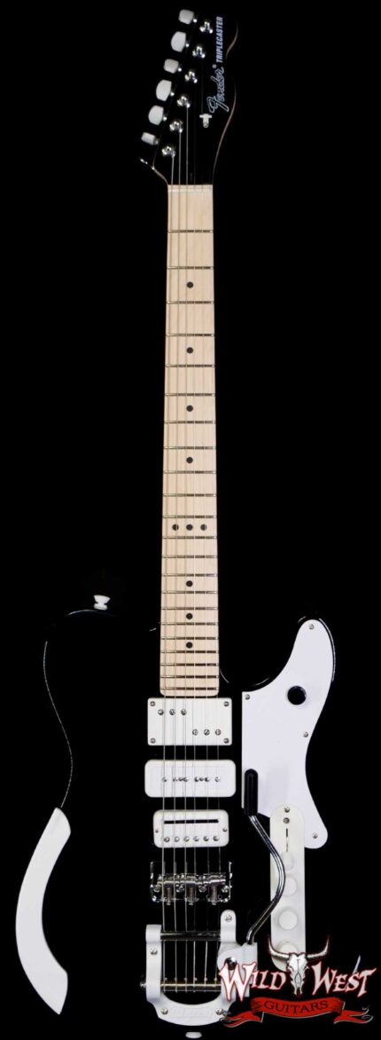 Fender Jack White Triplecaster Maple Fingerboard Black 8.30 LBS
