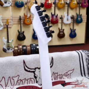 Fender Jack White Triplesonic™ Acoustasonic® Telecaster Maple Fingerboard Satin Arctic White with Black Top 5.40 lbs - Image 9