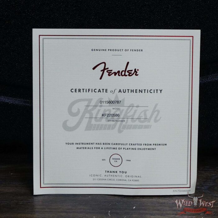 Fender Kingfish Telecaster Deluxe Rosewood Fingerboard Mississippi Night - Image 10
