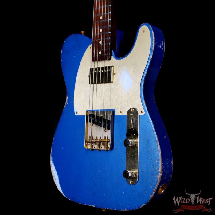 Fender Custom Shop Kyle McMillin Masterbuilt 1959 HS Telecaster Brazilian Rosewood Neck Relic Lake Placid Blue 8.25 LBS (US Only / No International Shipping) - Image 3