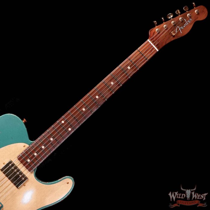 Fender Custom Shop Kyle McMillin Masterbuilt 1959 HS Telecaster Brazilian Rosewood Neck Relic Sherwood Green Metallic 7.15 LBS (US Only / No International Shipping) - Image 4