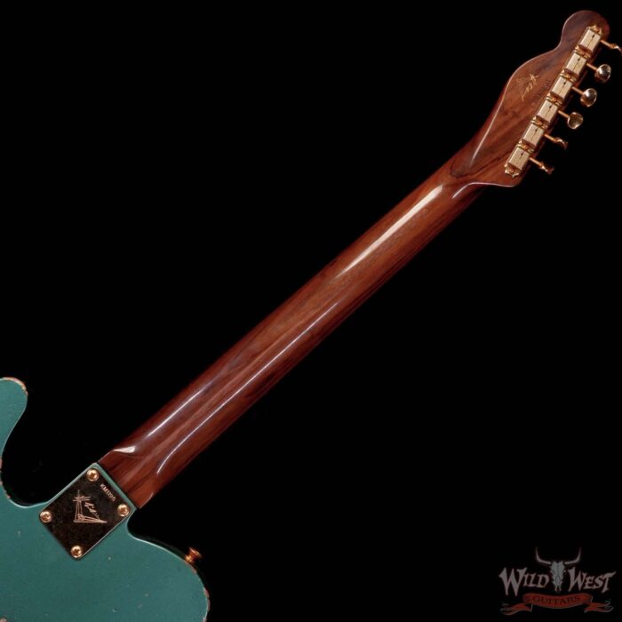 Fender Custom Shop Kyle McMillin Masterbuilt 1959 HS Telecaster Brazilian Rosewood Neck Relic Sherwood Green Metallic 7.15 LBS (US Only / No International Shipping) - Image 5