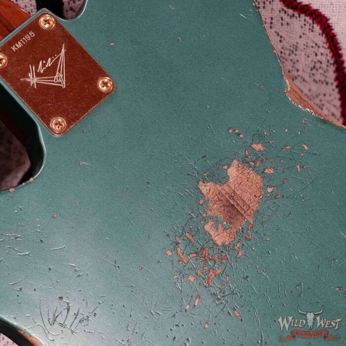 Fender Custom Shop Kyle McMillin Masterbuilt 1959 HS Telecaster Brazilian Rosewood Neck Relic Sherwood Green Metallic 7.15 LBS (US Only / No International Shipping) - Image 14