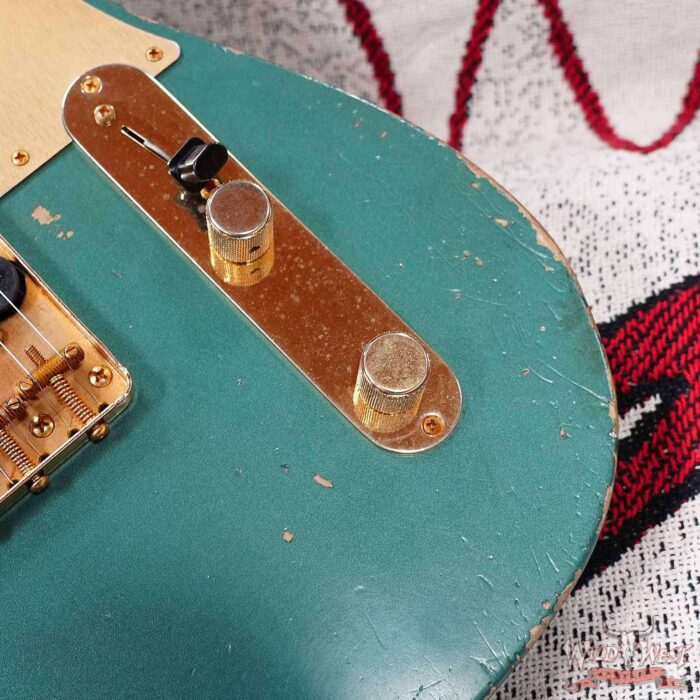Fender Custom Shop Kyle McMillin Masterbuilt 1959 HS Telecaster Brazilian Rosewood Neck Relic Sherwood Green Metallic 7.15 LBS (US Only / No International Shipping) - Image 11