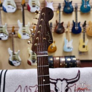 Fender Custom Shop Kyle McMillin Masterbuilt 1957 Stratocaster Hardtail Brazilian Rosewood Neck Heavy Relic Black 6.90 LBS (US Only / No International Shipping) - Image 7