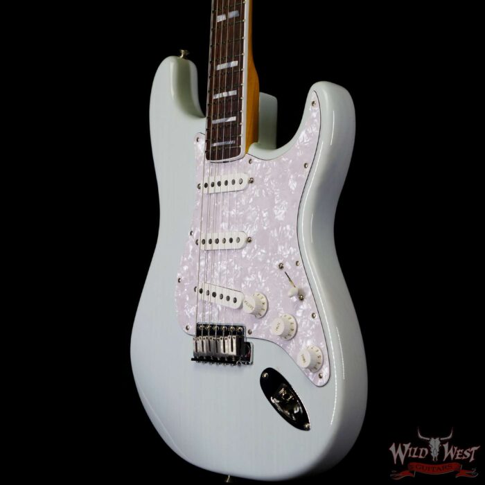 Fender Kenny Wayne Shepherd Stratocaster Rosewood Fingerboard Transparent Faded Sonic Blue - Image 2