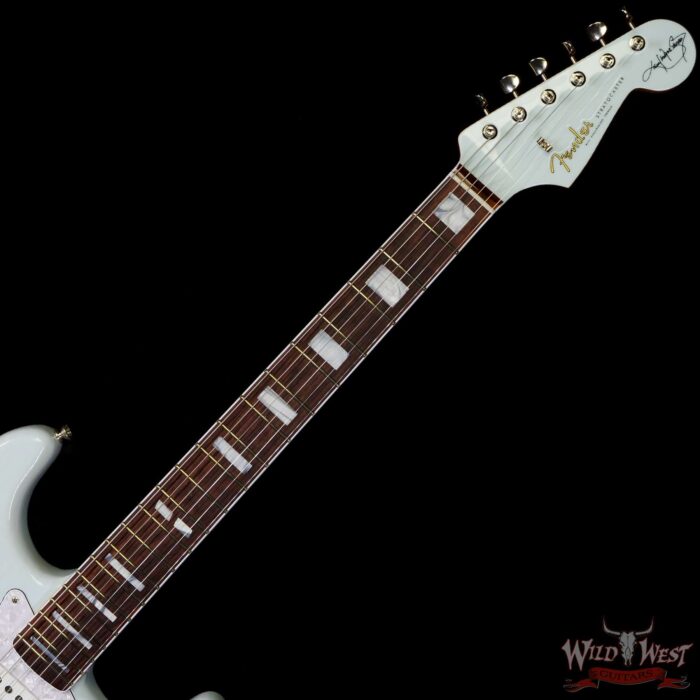 Fender Kenny Wayne Shepherd Stratocaster Rosewood Fingerboard Transparent Faded Sonic Blue - Image 4