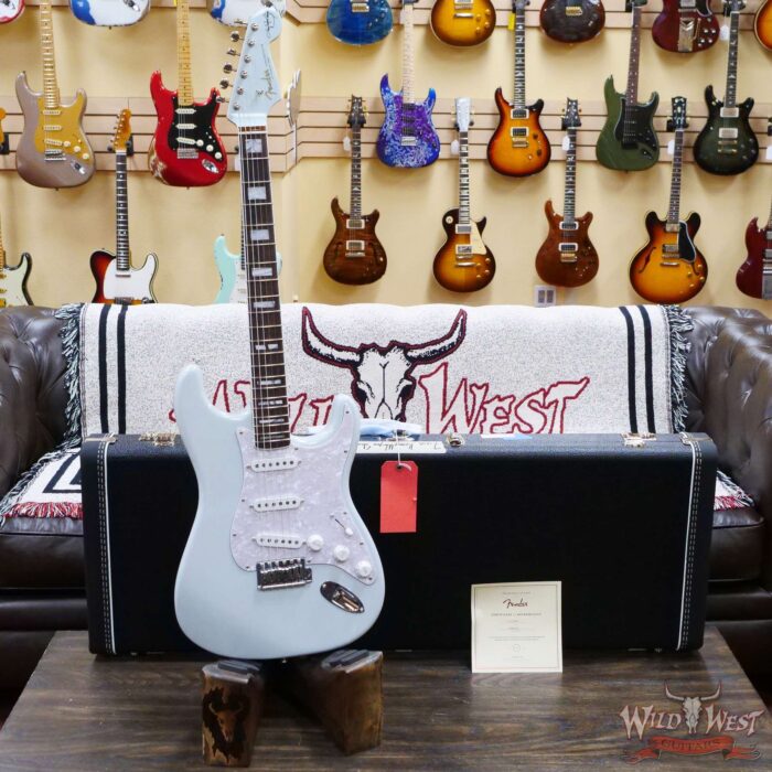 Fender Kenny Wayne Shepherd Stratocaster Rosewood Fingerboard Transparent Faded Sonic Blue - Image 5