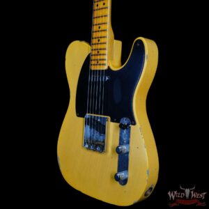 Fender Custom Shop Limited Edition 70th Anniversary Broadcaster (Telecaster) Relic Nocaster Blonde 7.30 LBS - Image 2