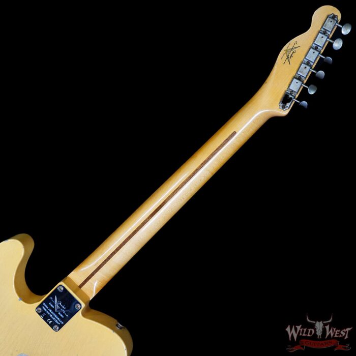 Fender Custom Shop Limited Edition 70th Anniversary Broadcaster (Telecaster) Relic Nocaster Blonde 7.30 LBS - Image 5