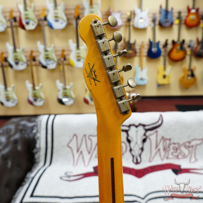 Fender Custom Shop Limited Edition 70th Anniversary Broadcaster (Telecaster) Relic Nocaster Blonde 7.30 LBS - Image 8