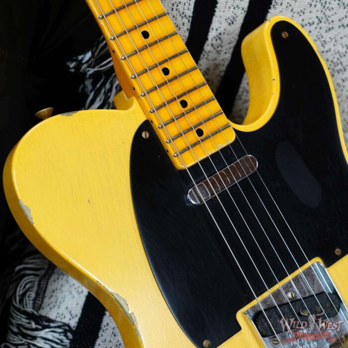 Fender Custom Shop Limited Edition 70th Anniversary Broadcaster (Telecaster) Relic Nocaster Blonde 7.30 LBS - Image 11