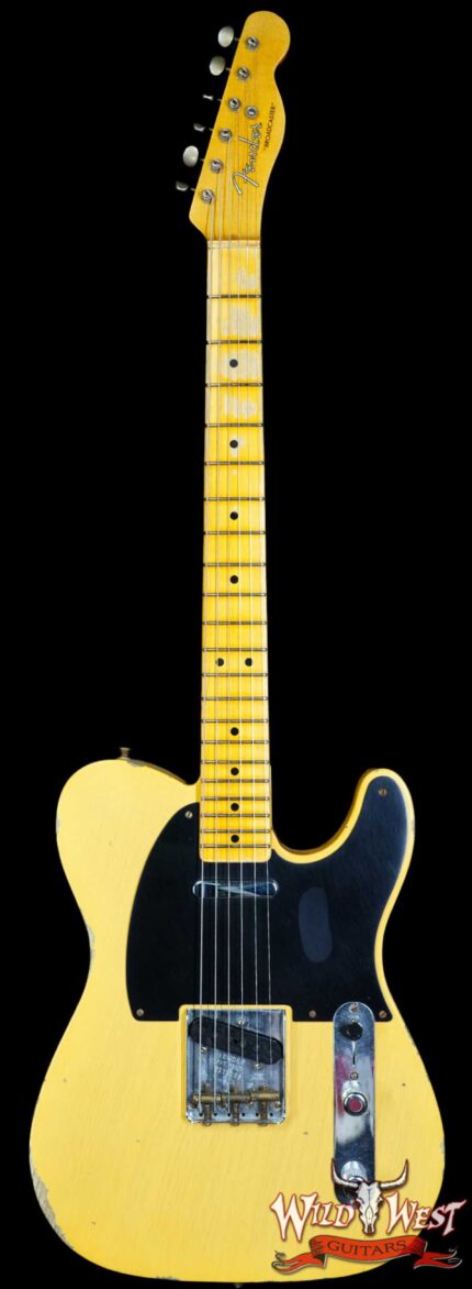 Fender Custom Shop Limited Edition 70th Anniversary Broadcaster (Telecaster) Relic Nocaster Blonde 7.30 LBS
