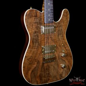 Fender Custom Shop Masterbuilt Dennis Galuszka Artisan Claro Walnut Telecaster HH African Blackwood Board - Image 4