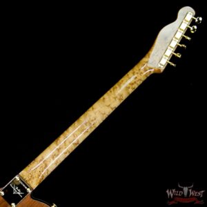 Fender Custom Shop Masterbuilt Dennis Galuszka Artisan Claro Walnut Telecaster HH African Blackwood Board - Image 11