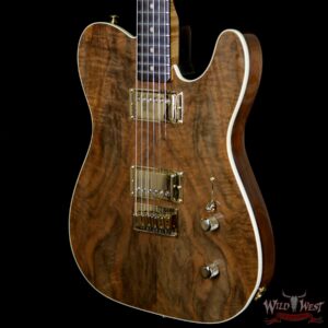 Fender Custom Shop Masterbuilt Dennis Galuszka Artisan Claro Walnut Telecaster HH African Blackwood Board - Image 2