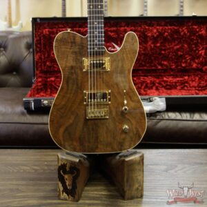 Fender Custom Shop Masterbuilt Dennis Galuszka Artisan Claro Walnut Telecaster HH African Blackwood Board - Image 13