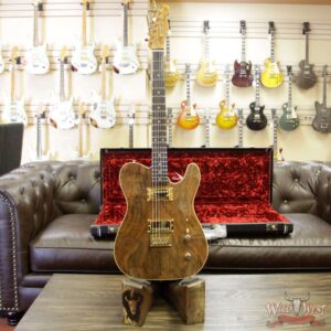 Fender Custom Shop Masterbuilt Dennis Galuszka Artisan Claro Walnut Telecaster HH African Blackwood Board - Image 12