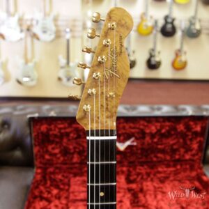 Fender Custom Shop Masterbuilt Dennis Galuszka Artisan Claro Walnut Telecaster HH African Blackwood Board - Image 8