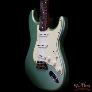 Fender Custom Shop Dennis Galuszka Masterbuilt Roasted 1959 Stratocaster Brazilian Rosewood Slab Board Hand-Wound PUs Journeyman Relic Faded Aged Sgerwood Green - Image 2