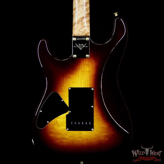 Fender Custom Shop Strat Dennis Galuszka Masterbuilt Artisan Tamo Ash Top African Blackwood Board - Image 4