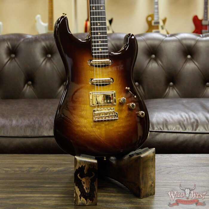 Fender Custom Shop Strat Dennis Galuszka Masterbuilt Artisan Tamo Ash Top African Blackwood Board - Image 11