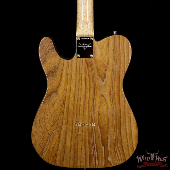 Fender Custom Shop Dennis Galuszka Masterbuilt Artisan Thinline Telecater HH Tamo Ash Top Natural - Image 4