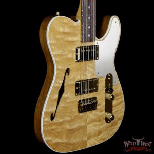 Fender Custom Shop Dennis Galuszka Masterbuilt Artisan Thinline Telecater HH Tamo Ash Top Natural - Image 5