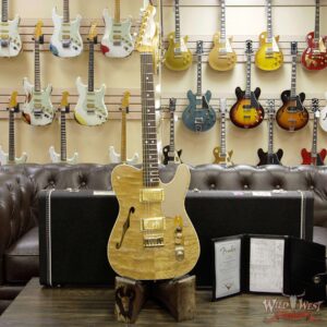 Fender Custom Shop Dennis Galuszka Masterbuilt Artisan Thinline Telecater HH Tamo Ash Top Natural - Image 12