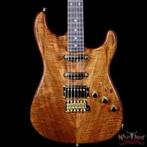 2018 Fender Custom Shop Masterbuilt Dennis Galuszka Artisan Claro Walnut Stratocaster HSS African Blackwood Board - Image 3