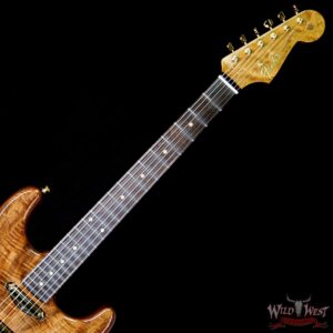2018 Fender Custom Shop Masterbuilt Dennis Galuszka Artisan Claro Walnut Stratocaster HSS African Blackwood Board - Image 9