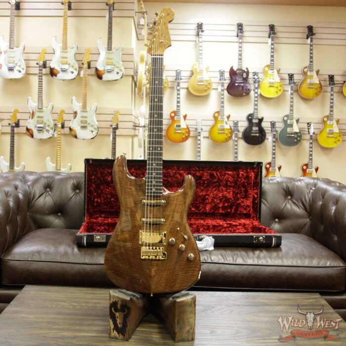 2018 Fender Custom Shop Masterbuilt Dennis Galuszka Artisan Claro Walnut Stratocaster HSS African Blackwood Board - Image 12