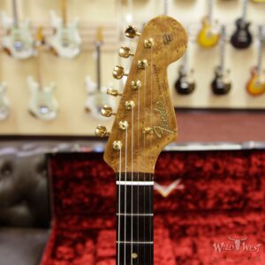 2018 Fender Custom Shop Masterbuilt Dennis Galuszka Artisan Claro Walnut Stratocaster HSS African Blackwood Board - Image 8