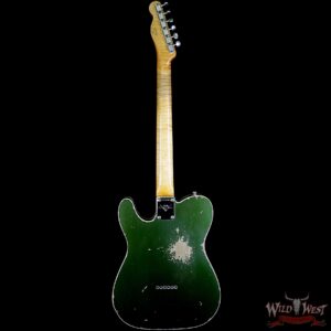 Fender Masterbuilt Dale Wilson Custom Shop 1960 Telecaster Relic Flame Maple Fingerboard Aged Cadillac Green - Image 7