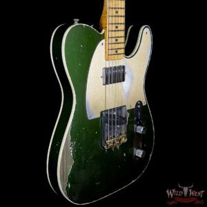 Fender Masterbuilt Dale Wilson Custom Shop 1960 Telecaster Relic Flame Maple Fingerboard Aged Cadillac Green - Image 4