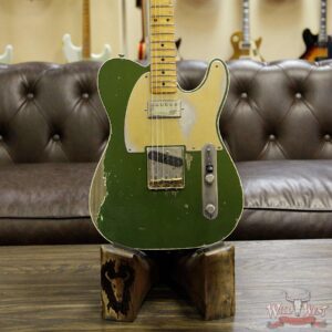 Fender Masterbuilt Dale Wilson Custom Shop 1960 Telecaster Relic Flame Maple Fingerboard Aged Cadillac Green - Image 11